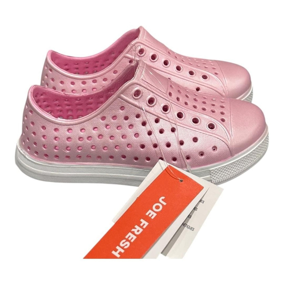 Joe Fresh Other - Joe Fresh Shoes Kids Size 7 Pink Slip On Water Sneakers Lightweight Breathable